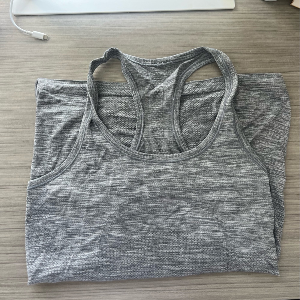 lululemon athletica Gray Tank Top